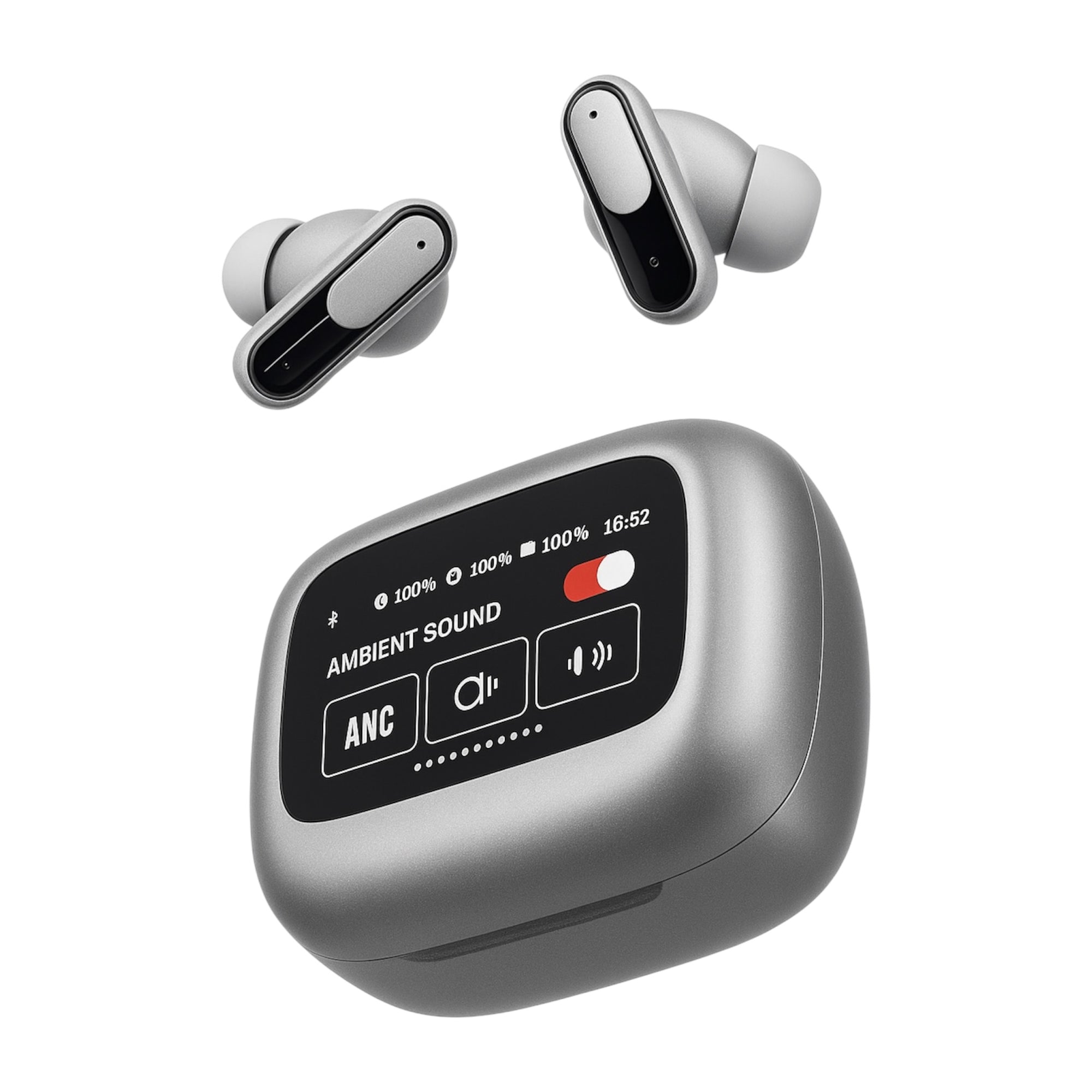 Live Beam 3 Wireless Headphones Earbuds with Multiple functions Mode ENC Touch Screen Display Wireless Bluerooth Earbuds