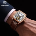 Orologio da uomo completamente automatico meccanico a quadrante cavo