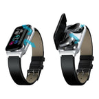 Smart Watch Fitness Tracker Smartwatch per Android iOS Frequenza cardiaca Pressione sanguigna Orologio Auricolare Bluetooth Due in uno Smartwatch