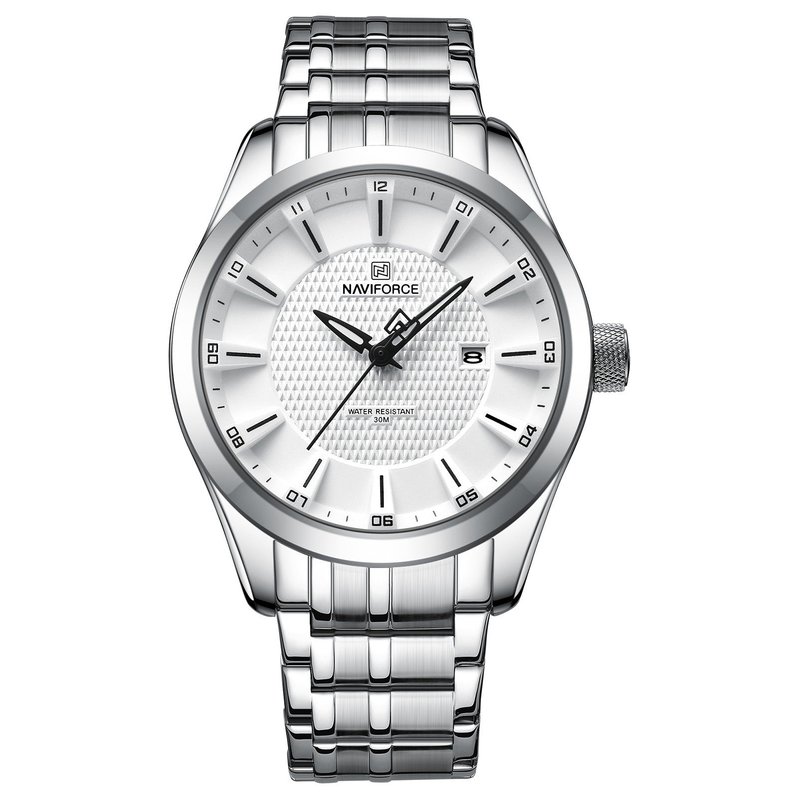 NAVIFORCE 8032 Man Business Casual Steel Strap Watch - Acquisti Online