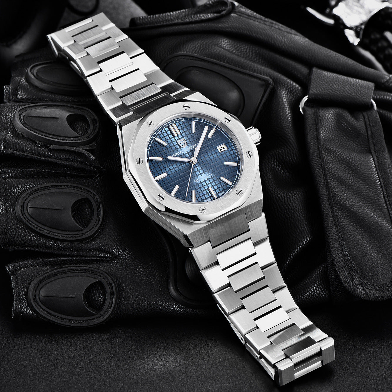 Orologio Automatico da Uomo PAGANI DESIGN NH35A in Acciaio, Stile Business Casual