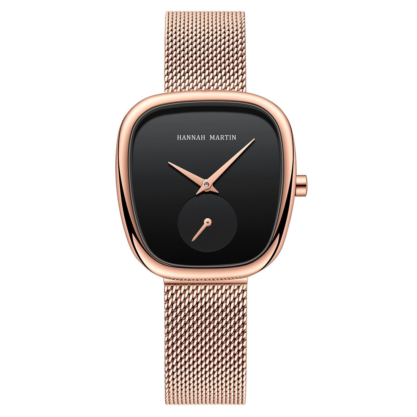 Hannah 2023 HM-1251 Fashion Women's Fine Steel Milan Mesh Belt Quartz Watch Creative Fashionable Women Quartz  Watch