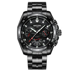 Orologio meccanico automatico da uomo BOYZHE, luminoso, di marca di lusso, casual, a carica automatica, in acciaio inossidabile, sportivo.