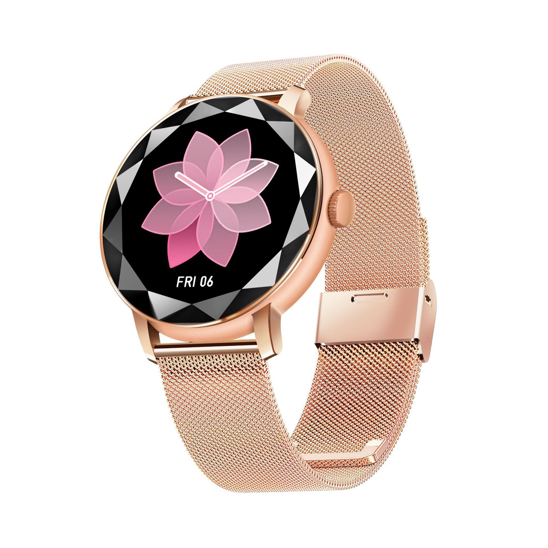 Orologio intelligente da donna, monitoraggio della salute e del fitness, Bluetooth, chiamata, promemoria intelligente, social, impermeabile, modalità sportiva. Orologio intelligente da donna