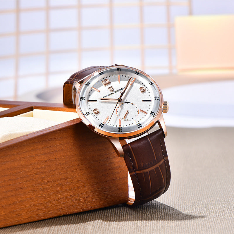 Pagani Design PD-1790 Man Automatic Business Casual Leather Band Watch - Acquisti Online