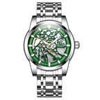 Orologio da uomo luminoso in acciaio inossidabile alla moda