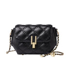 Women's Shoulder Bag Large Capacity GenuineLeather Flap Ins Chain Crossbody Bag Fashion Women Shoulder Bag