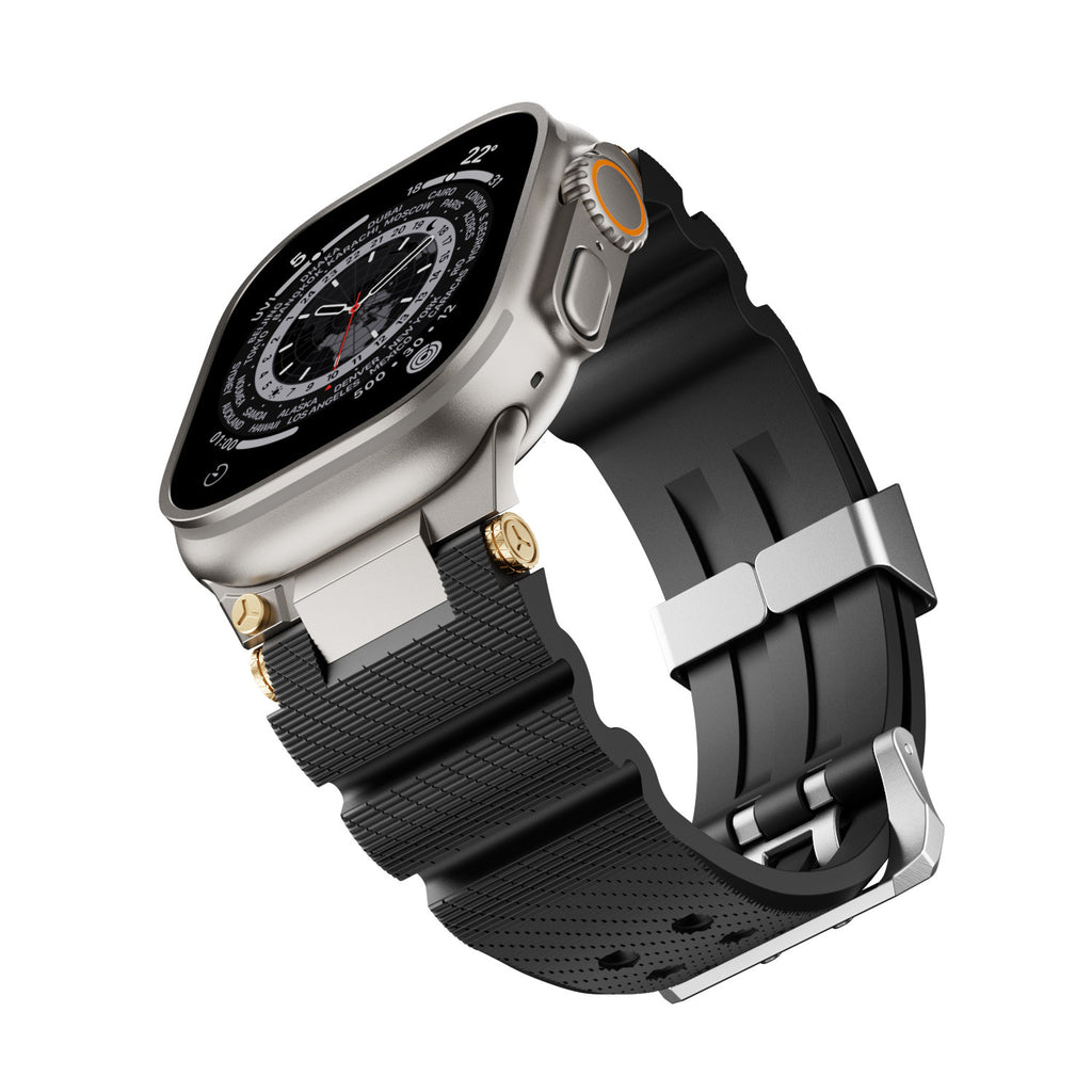 Apple Suitable Watch Strap Applewatch9 Ultra2 Sports Silicone Tape Smart Watch