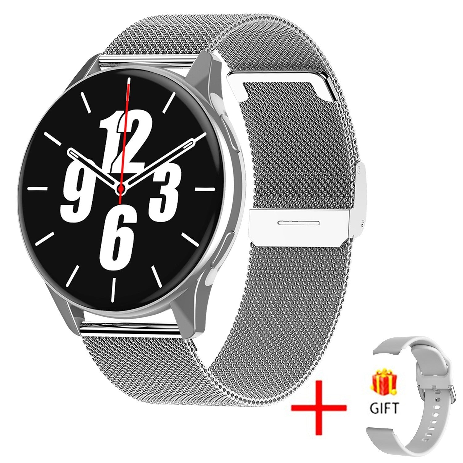 Orologio intelligente da uomo con monitoraggio della frequenza cardiaca e della pressione sanguigna, Bluetooth, chiamate, NFC, IP67, impermeabile, per Android e iOS