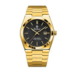 Binbond Men's Steel Quartz Watch For Men Luminous Fashion Trendy Waterproof Men's Quartz Watch