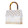 Women's Luxury Alizekerr Acrylic Box Hand Bags Fashionable Acrylic Handle House Shaped Purses And Handbags - Acquisti Online