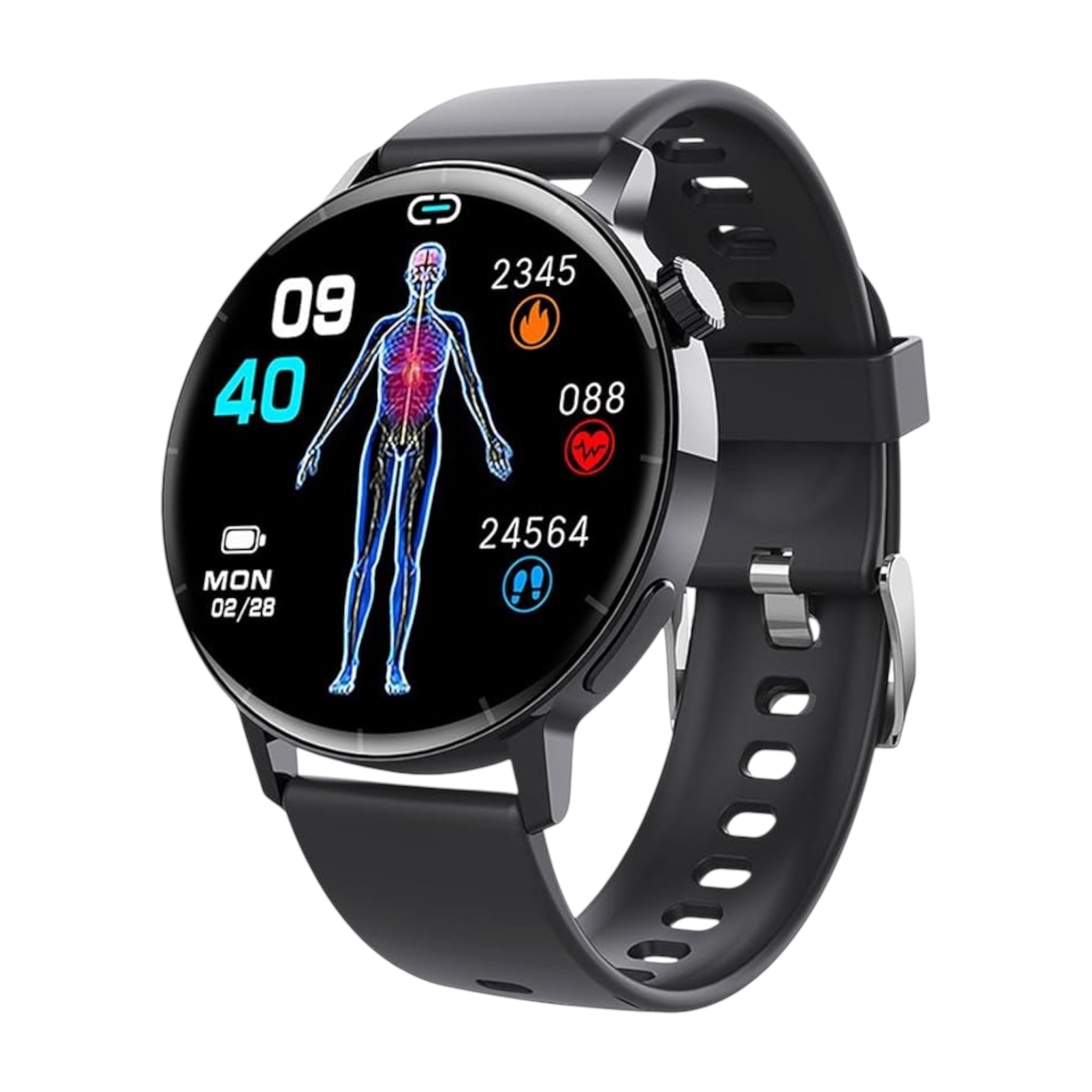F67Pro Smart Watch Glicemia Frequenza cardiaca Pressione sanguigna Ossigeno Temperatura corporea Monitoraggio Smartwatch Bluetooth Chiamata vocale Orologio sportivo