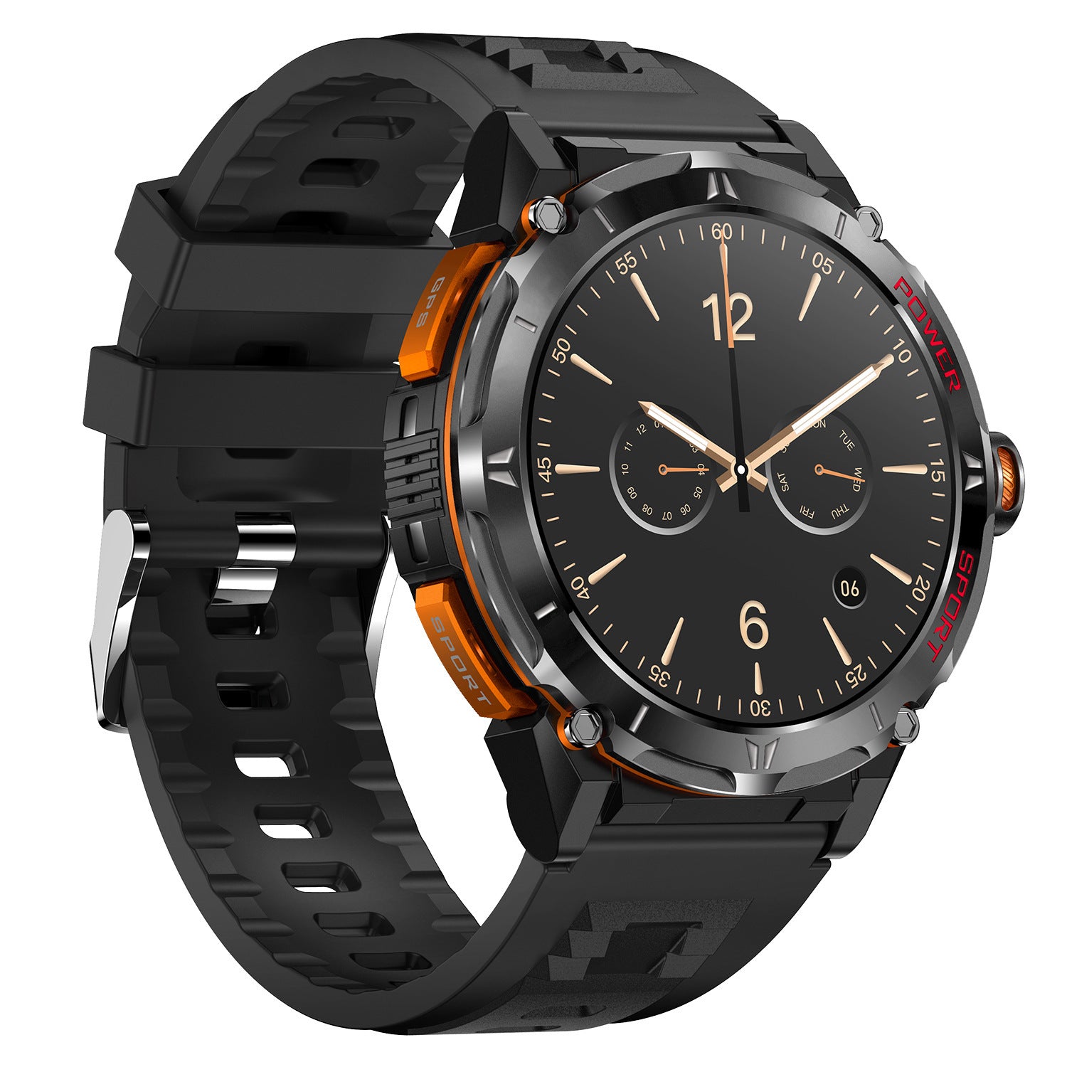 Nuovo Smart Watch Y18 da 143 pollici con GPS, monitoraggio della pressione atmosferica e dell'ossigeno nel sangue