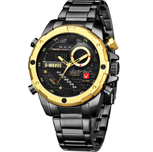Men's fashion electronic movement quartz watch