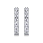 Diamond Set Moissanite Silver Earrings Luxury Fashion Diamond Earrings Stud Earrings