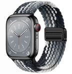 Smart Apple Watch Band Braided Solo Loop Band Magnetic Buckle Band MultiFunction Sports Mode iWatch