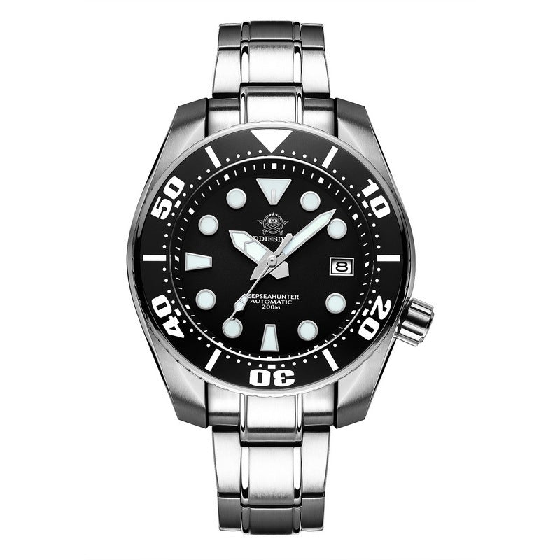 ADDIESDIVE Orologio meccanico automatico da uomo con cristallo di zaffiro BGW9 Orologio luminoso 200M Diver Orologi in acciaio inossidabile