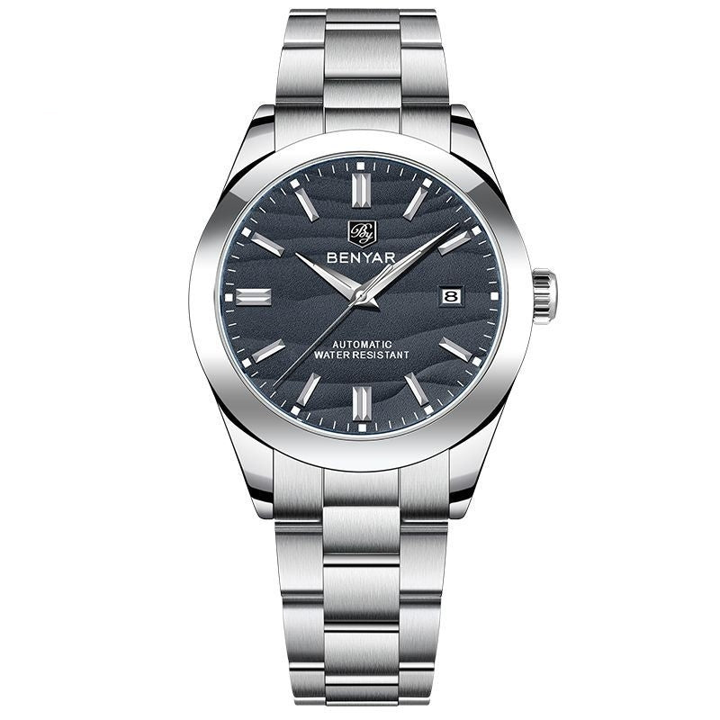BENYAR Men's Mechanical Wristwatches Luxurys Automatic Diving Watches 5bar Waterproof Stainless Steel Watch Simple Fashion Calendar Luminous Watch - Acquisti Online