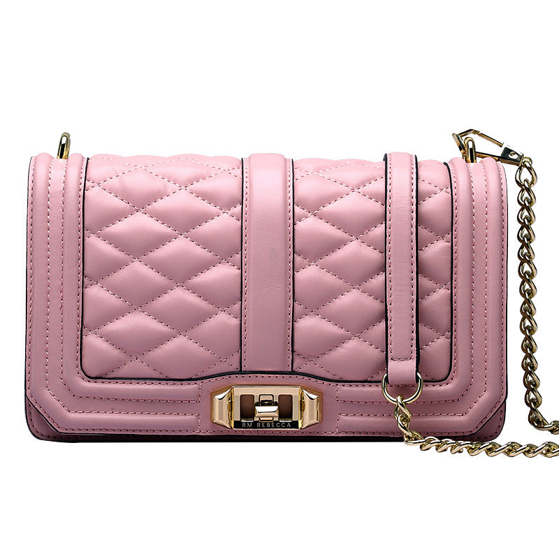 Dames modieuze kettingtas schoudertas diagonaal origineel leer grote capaciteit crossbody dames schoudertas
