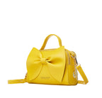 Italian women's style bow shoulder bag