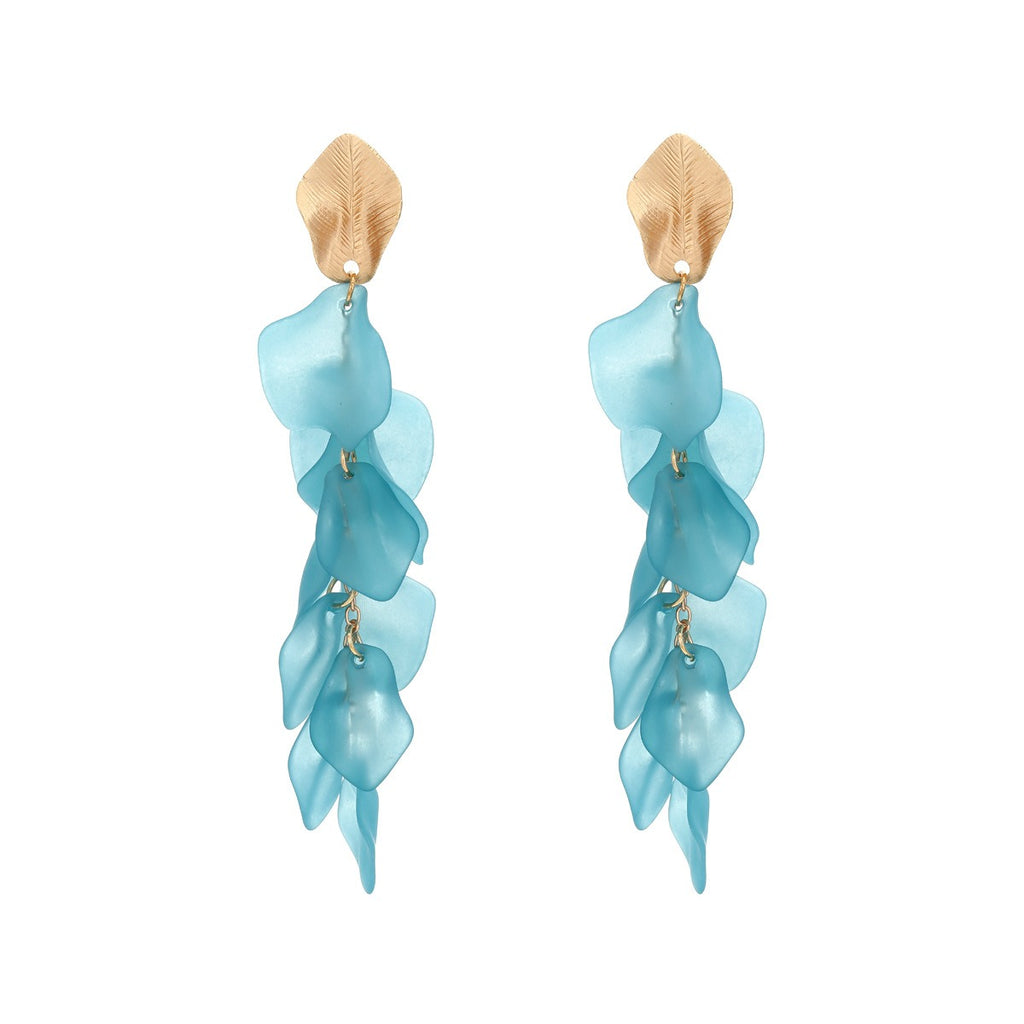 Tassel earrings exaggerate retro niche earrings for women