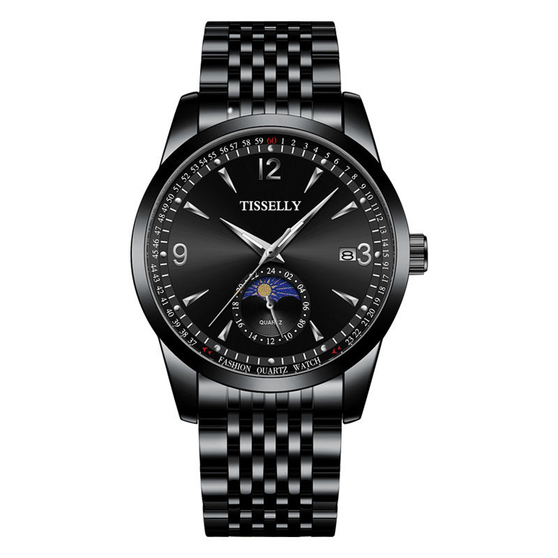 Simple Men's Calendar Luminous Waterproof Quartz Watch