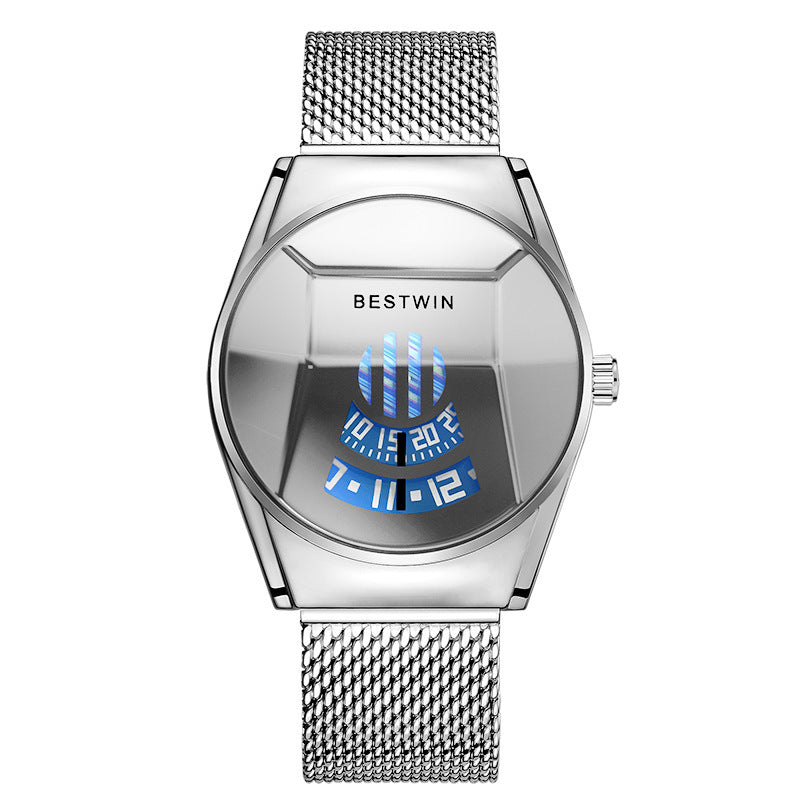 Mode heren Net rood waterdicht quartz herenhorloge 