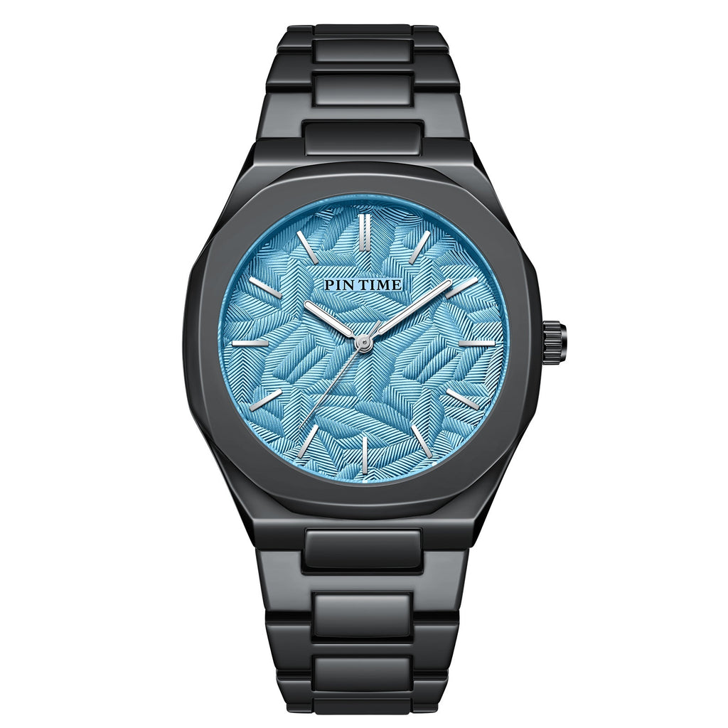 PINTIME Women Fashionable Quartz Watch Stainless Steel Waterproof Luminous Autometic Movemen Women Watch