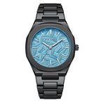 PINTIME Women Fashionable Quartz Watch Stainless Steel Waterproof Luminous Autometic Movemen Women Watch