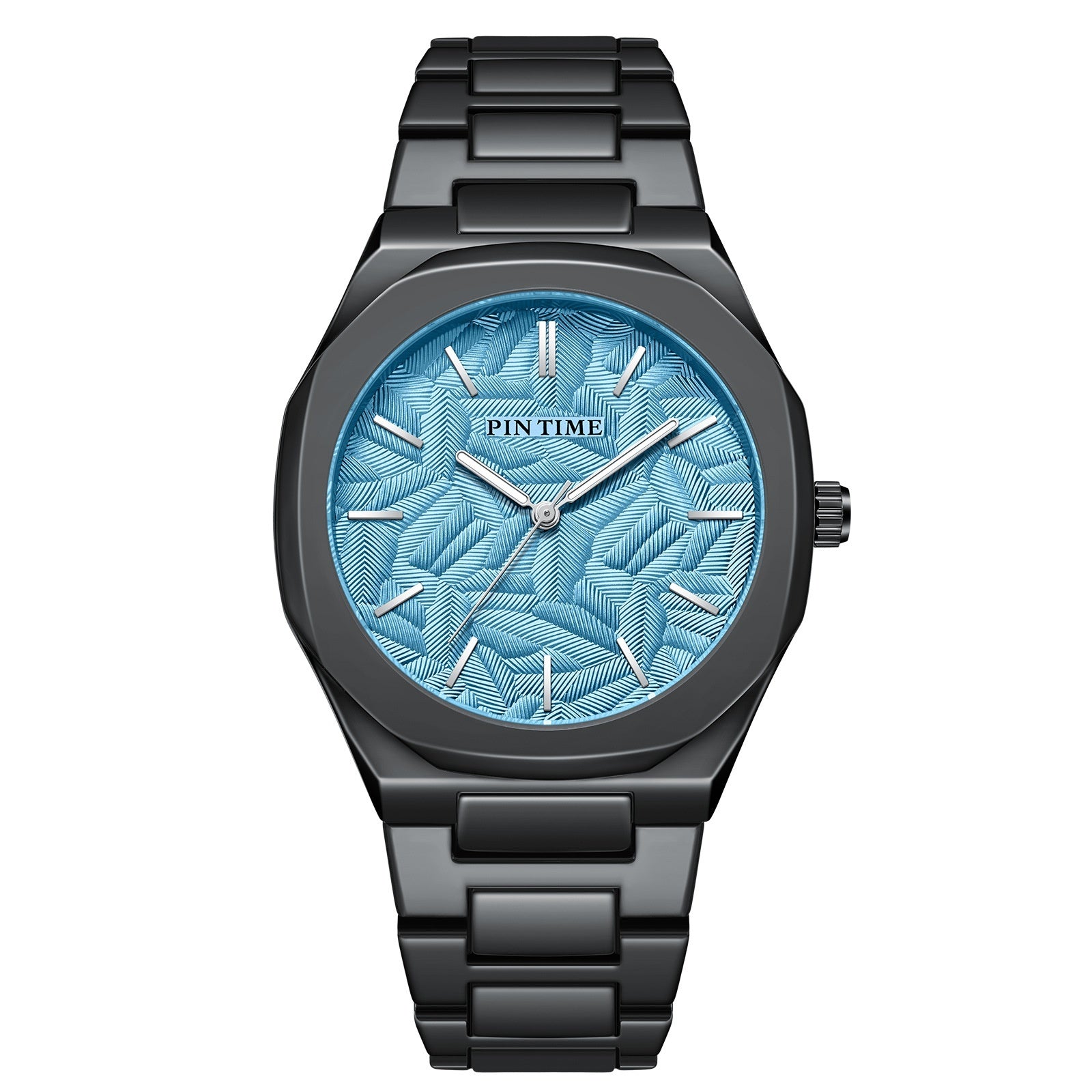 PINTIME Women Fashionable Quartz Watch Stainless Steel Waterproof Luminous Autometic Movemen Women Watch