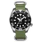ADDIESDIVE Orologio meccanico automatico da uomo con cristallo di zaffiro BGW9 Orologio luminoso 200M Diver Orologi in acciaio inossidabile