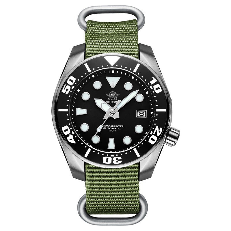 ADDIESDIVE Orologio meccanico automatico da uomo con cristallo di zaffiro BGW9 Orologio luminoso 200M Diver Orologi in acciaio inossidabile
