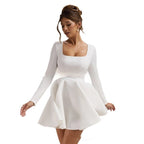 Damesmode Zomer Elegantie Midi Rok Korte Jurk