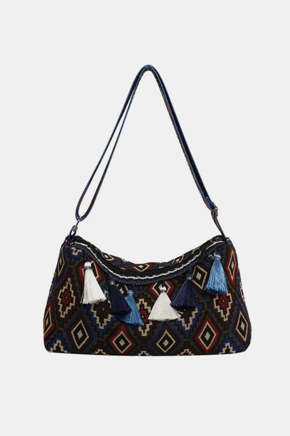 Women's Tassel Adjustable Strap Shoulder Bag