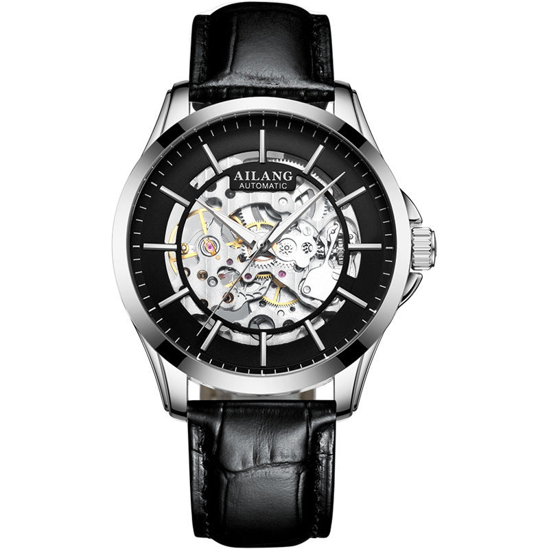 Orologio meccanico automatico AILANG da uomo con tourbillon luminoso e impermeabile 