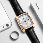 Man Classic Waterproof Leather Band Watch - Acquisti Online