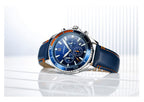 Man Leather Band Automatic Sports Watch - Acquisti Online