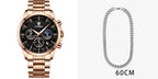 Orologi sportivi da uomo, orologio al quarzo multifunzionale e impermeabile