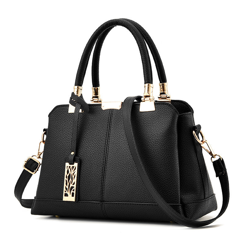 Women's Large Capacity Handbag Fashionable Small Square Original Leather Shoulder Bag Multi Pocket Women's Crossbody Bag