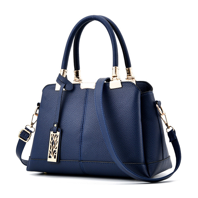 Women's Large Capacity Handbag Fashionable Small Square Original Leather Shoulder Bag Multi Pocket Women's Crossbody Bag