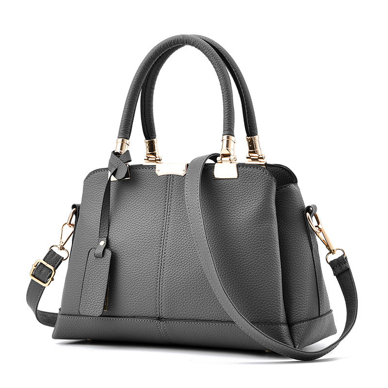 Grote handtas voor dames, modieuze kleine vierkante originele leren schoudertas met meerdere zakken, dames crossbody tas