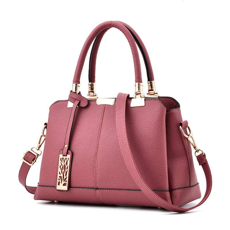 Women's Large Capacity Handbag Fashionable Small Square Original Leather Shoulder Bag Multi Pocket Women's Crossbody Bag