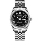 Orologio da uomo automatico meccanico impermeabile