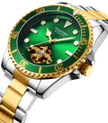 Tiannbu Men's Fashion Watch Automatic Mechanical Movement Watch Waterproof Steel Band Man Watch - Acquisti Online