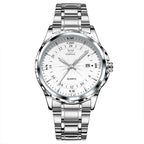 OPK Elite men's Quartz watch fashion business waterproof luminous men's watch luxury leather Strip men's watch