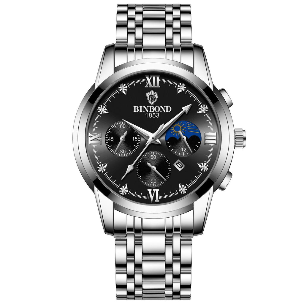 Men's Fashion Genuine Leather Watch - Acquisti Online