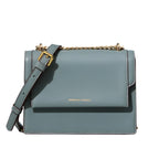 Leather shoulder messenger bag