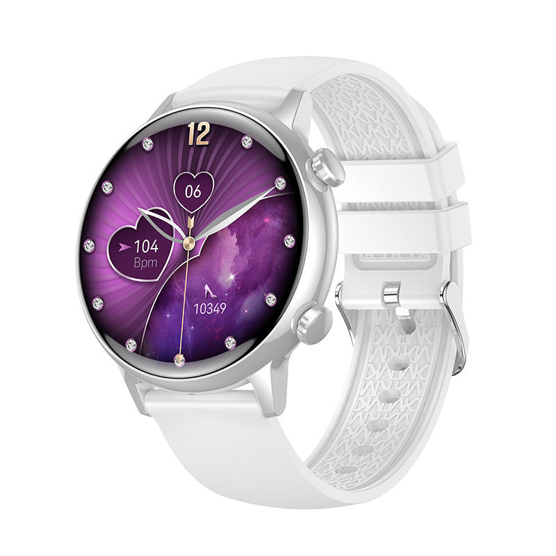 Orologio intelligente da donna HK39 Bluetooth BT Chiamata Schermo AMOLED HD Monitoraggio della salute NFC Promemoria intelligente Modalità sport Orologio intelligente da donna
