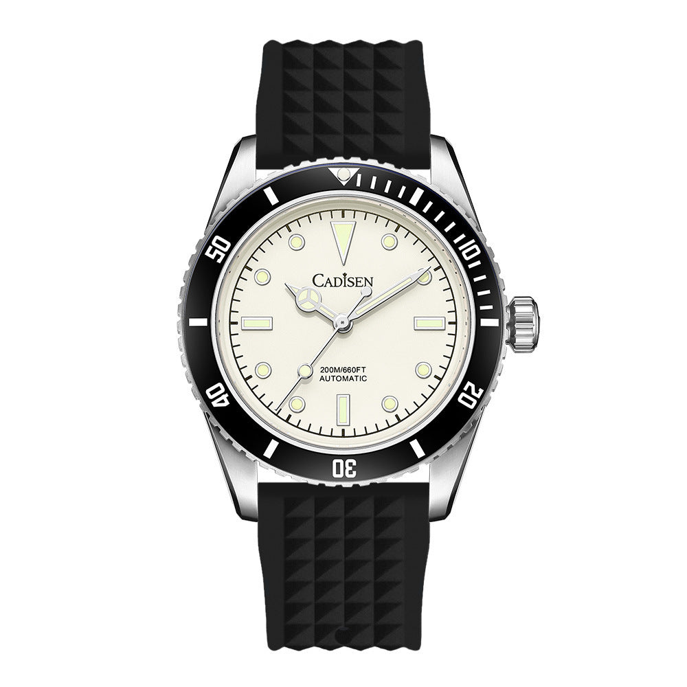 CADISEN Mens Automatic Watch Mechanical NH35 Movement Waterproof Sapphire Glass Casual Business Watches