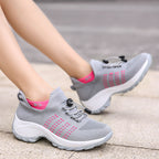 Women's Spring And Summer New Casual Flying Knit Sneakers - Acquisti Online